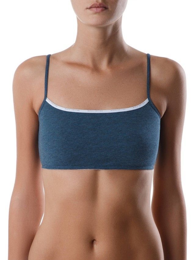 Women's bustier CONTE ELEGANT BASIC LBE 647, s.170,176-100, dark blue melange - 1