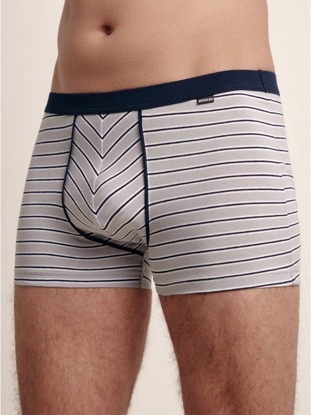 Men's underpants DIWARI PREMIUM MSH 1572, s.78,82, grey-dark blue - 1