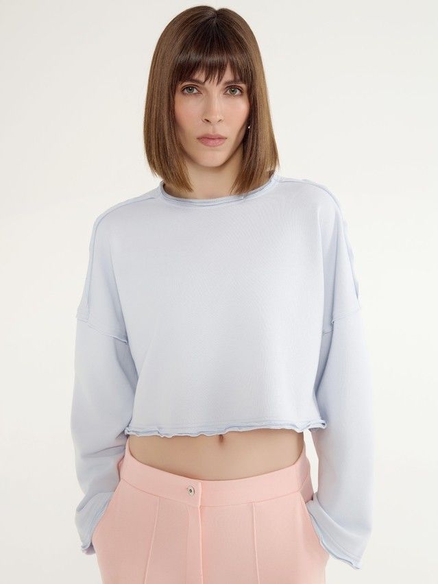 Women's polo neck shirt CONTE ELEGANT LD 3055, s.170-92, blue quartz - 1