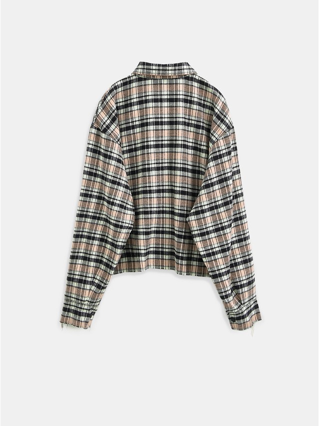 Women's shirt CONTE LRU 3504, s.170-84-90, black-beige check - 2