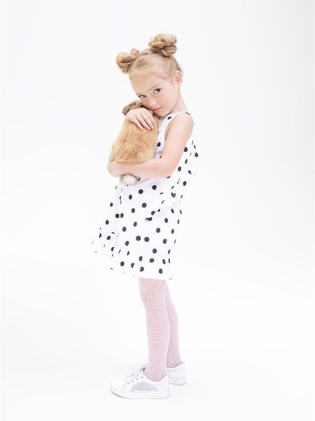 Fancy children's tights CONTE ELEGANT ANABEL, s.104-110, panna - 1