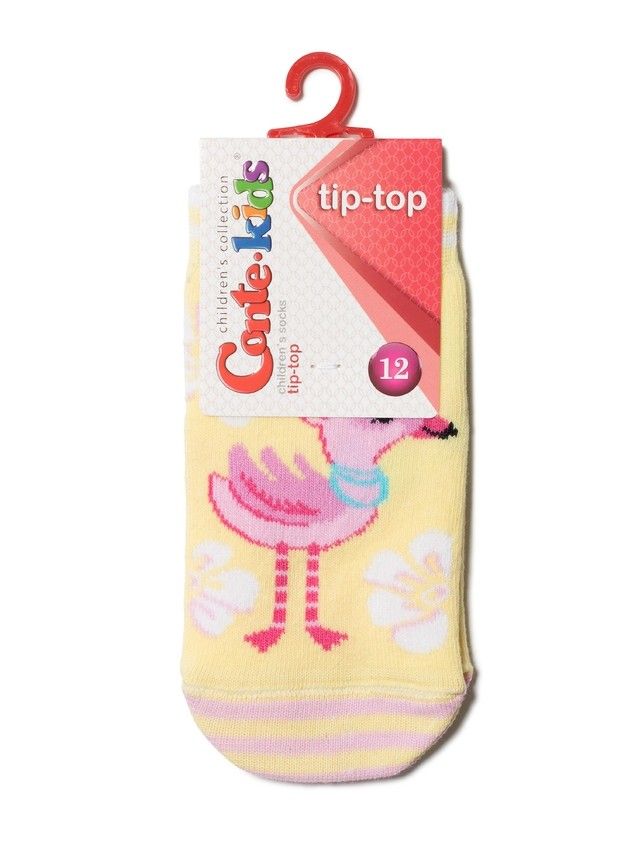 Children's socks TIP-TOP (anti-slip),s.18-20, 475 light yellow - 3