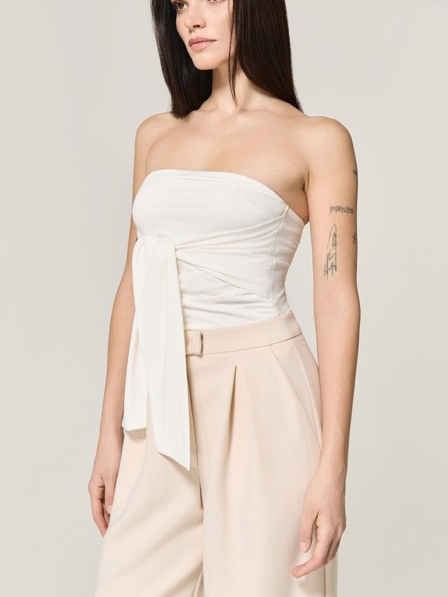 Women's trousers CONTE LBK 3326, s.170-88-94, ecru - 4