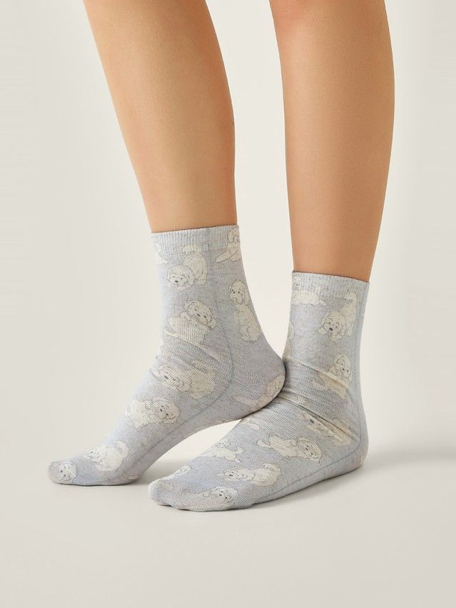 Women's socks CONTE ELEGANT FANTASY, s.23-25, 731 light grey - 1