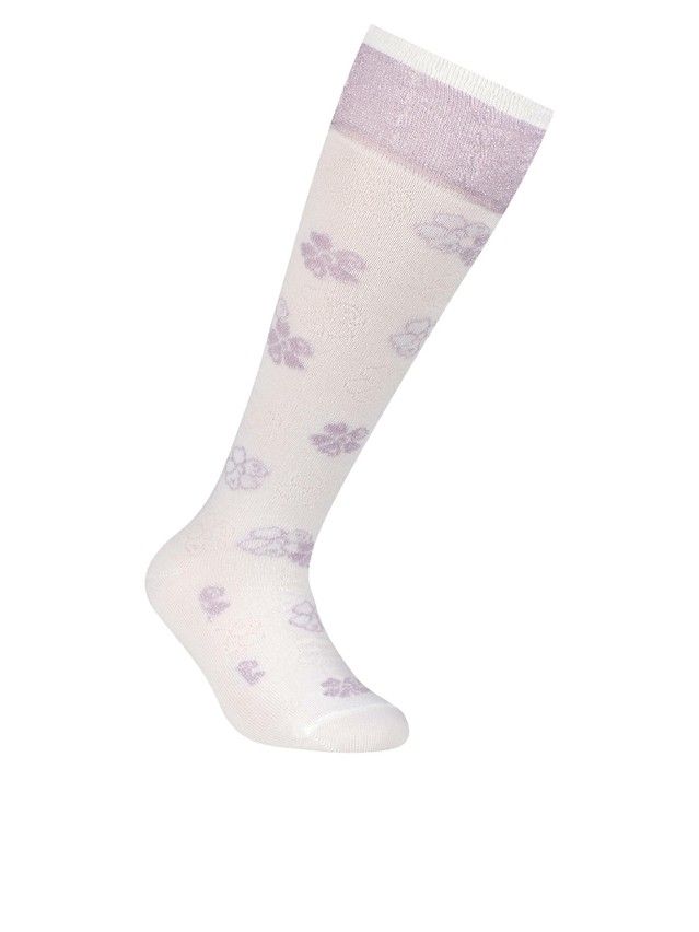 Children's knee high socks CONTE-KIDS TIP-TOP, s.27-29, 019 lilac - 1