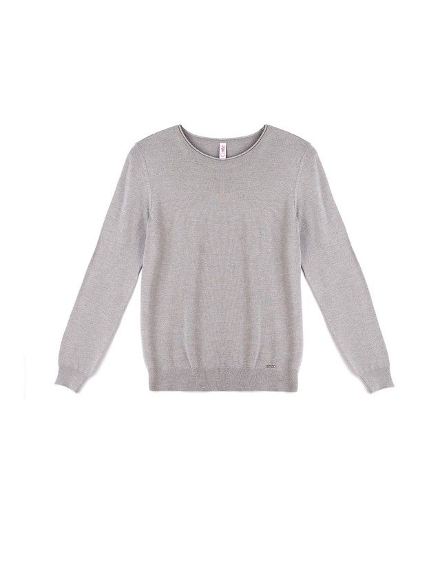 Women's polo neck shirt CONTE ELEGANT LDK023, s.158,164-84, grey - 4