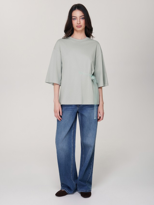 Women's polo neck shirt CONTE LD 3444, s.170-84, green - 3