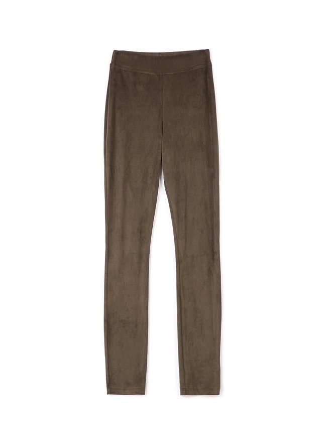 Women's leggings CONTE ELEGANT VELVET, s.164-102, khaki - 3