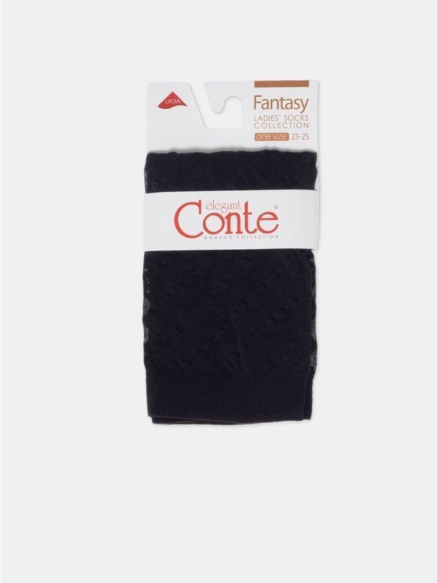 Women's socks CONTE ELEGANT FANTASY, s.23-25, nero - 3
