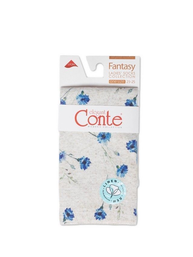 Women's socks CONTE ELEGANT FANTASY, s.23-25, 275 beige - 3