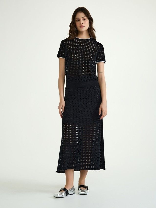 Women's skirt CONTE ELEGANT LDK2442, s.170-90, black - 5