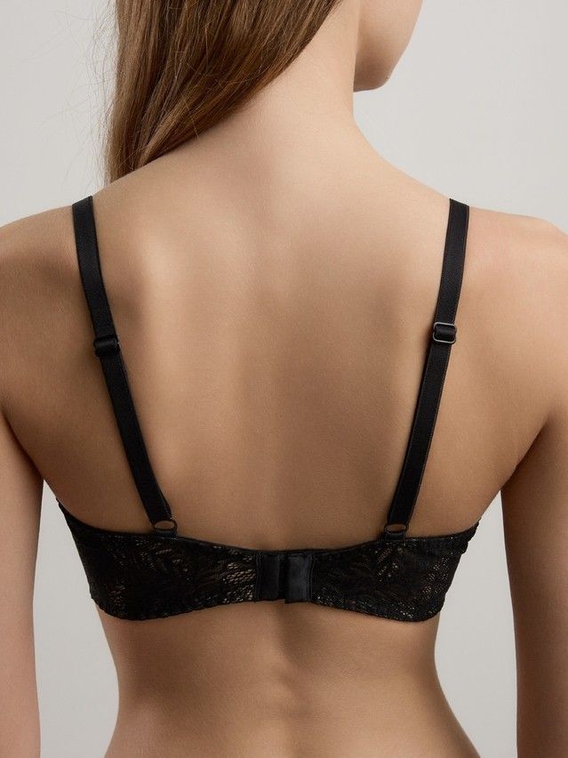 Bra CONTE ELEGANT JUNGLE TB6163, s.75E, black - 2