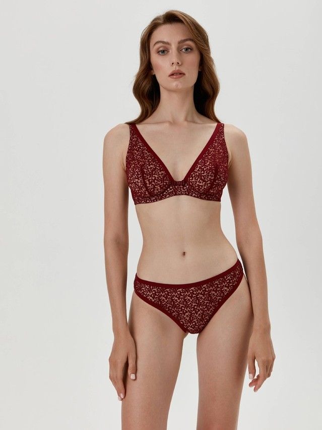 Bra CONTE ELEGANT TATOUAGE RB6043, s.70B, wine-coloured - 4