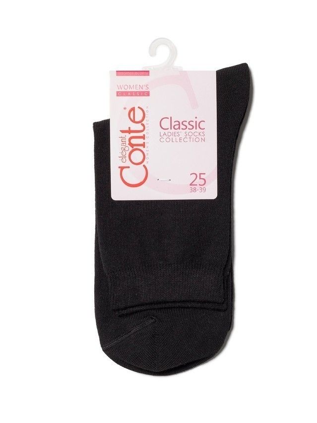 Women's socks CONTE ELEGANT CLASSIC, s.25-27, 000 black - 4