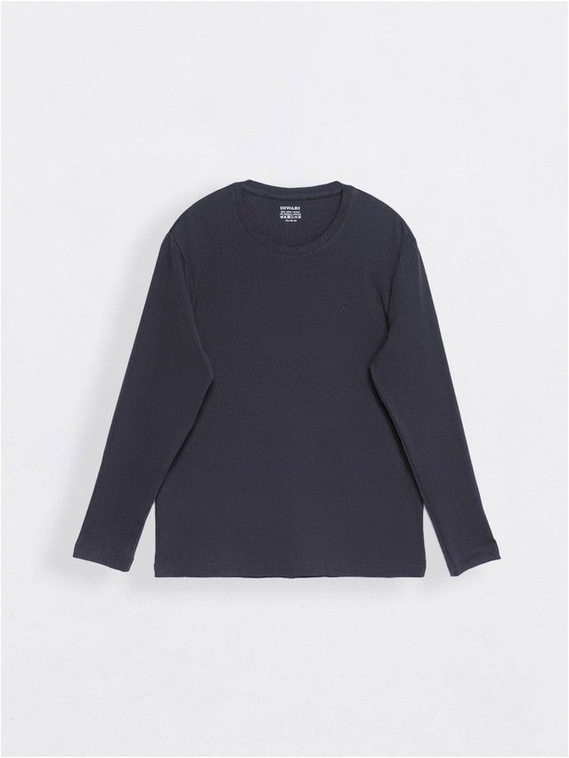 Men's polo neck shirt DiWaRi MD 695, s.170,176-100, dark grey - 1