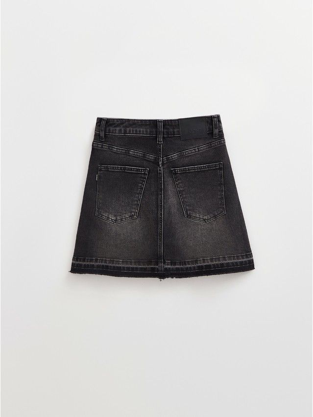 Denim skirt CONTE ELEGANT CON-687, s.170-94, washed black - 10