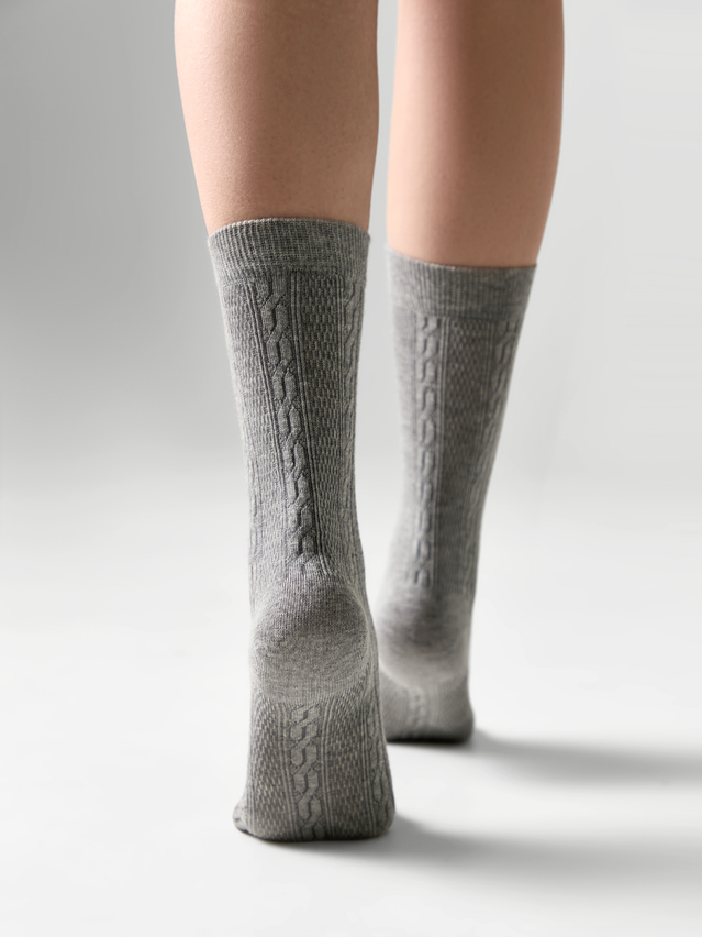 Women's socks CONTE ELEGANT CLASSIC, s.23-25, 1123 grey - 2