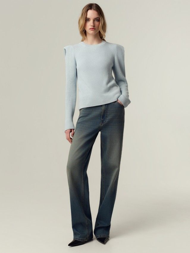 Women's pullover CONTE ELEGANT LDK2572, s.170-84, blue - 1