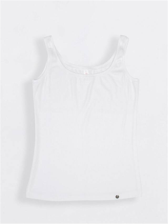 Women's polo neck shirt CONTE ELEGANT LD 716, s.170-100, white - 1
