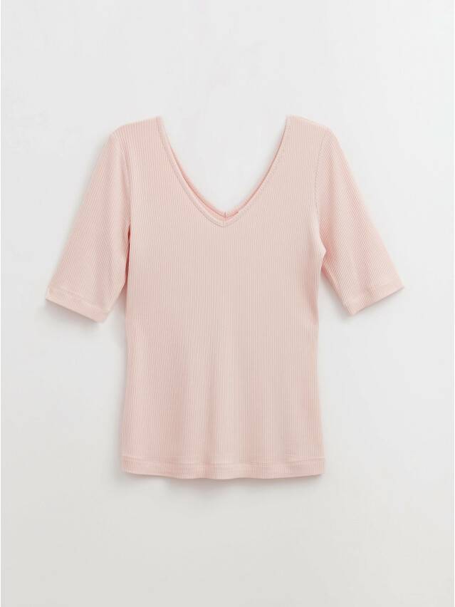 Women's polo neck shirt CONTE ELEGANT LD 1165, s.170-100, light pink - 1