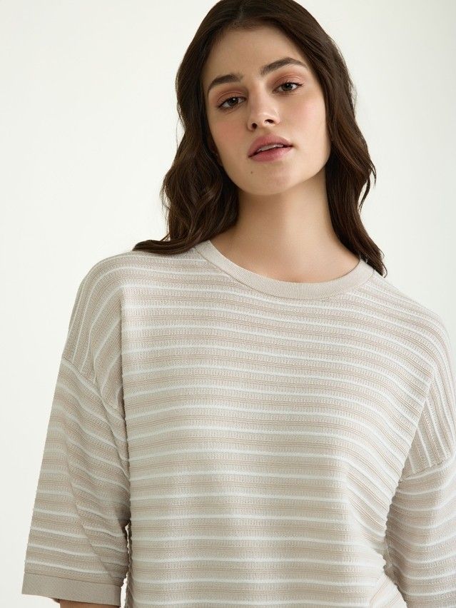 Women's pullover CONTE ELEGANT LDK2449, s.170-84, beige - 1