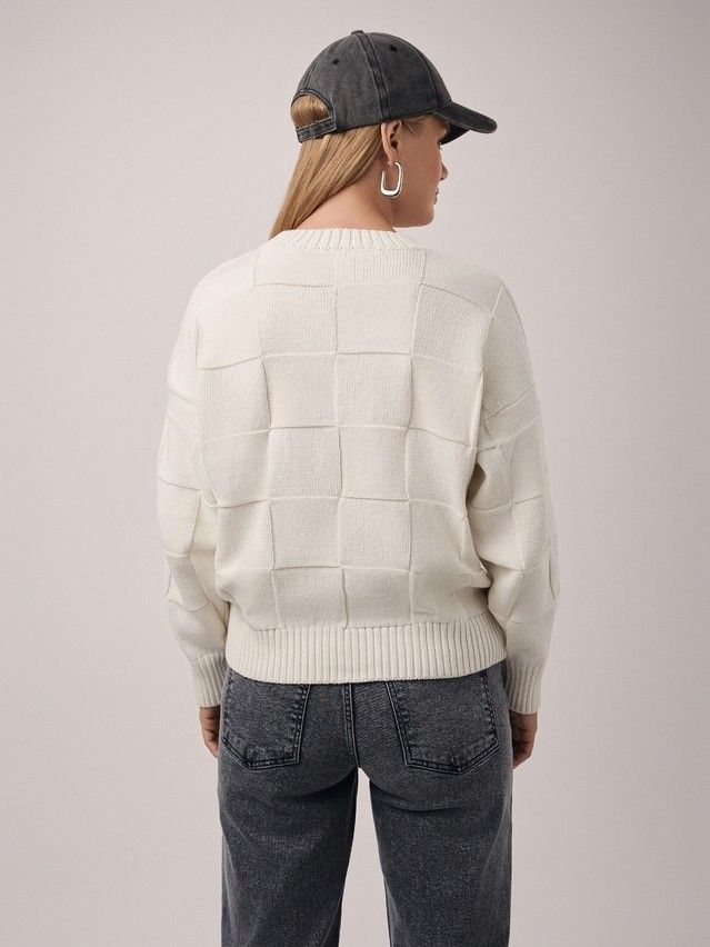 Women's pullover CONTE ELEGANT LDK2396, s.170-92, ecru - 4