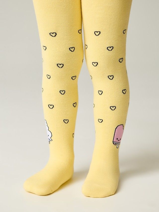 Children's tights CONTE-KIDS SOF-TIKI, s.104-110 (16),694 yellow - 3