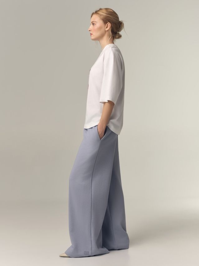 Women's polo neck shirt CONTE LD 3449, s.170-88, white-glasses - 3