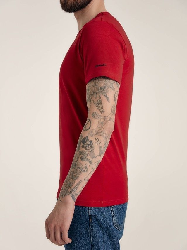 T-shirt BASIC MF 310-10, s.170,176-100, dark red - 5