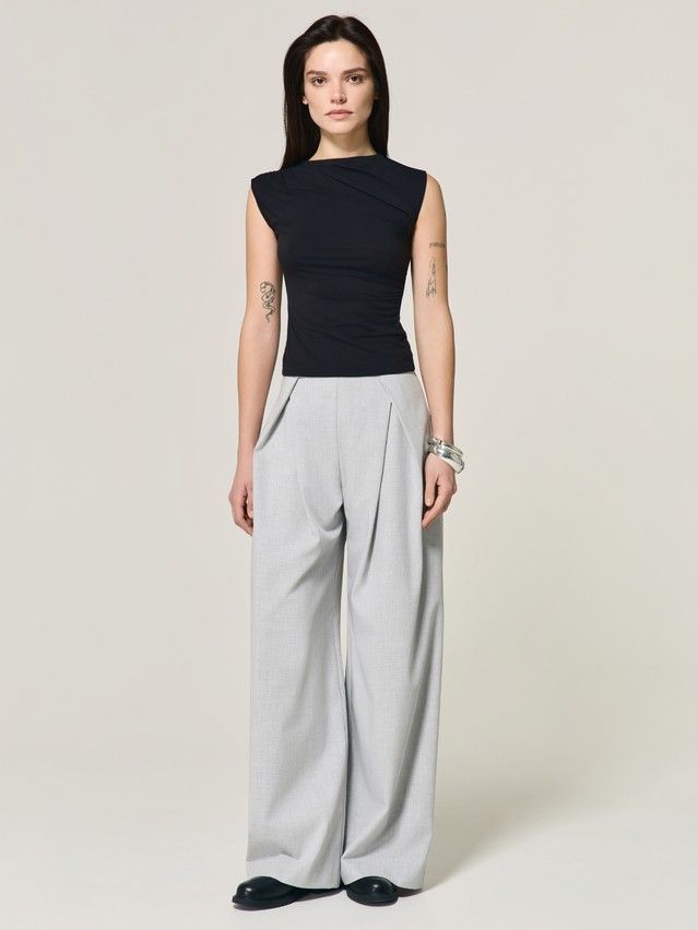 Women's trousers CONTE LBK 3400, s.170-84-90, grey melange - 1