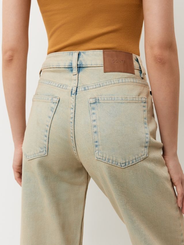 Women's jeans CONTE CON-978, s.164-90, blue beige - 5