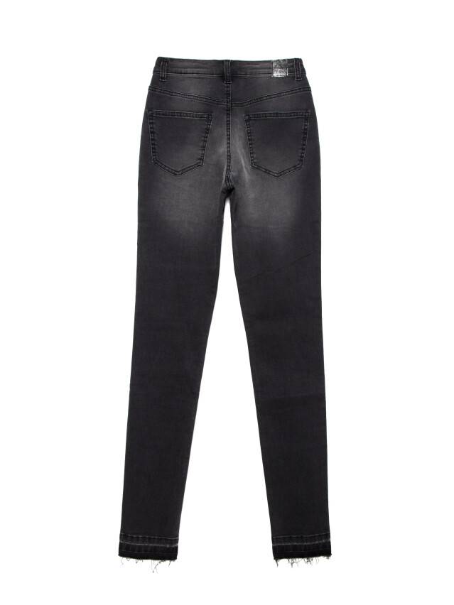 Skinny jeans with High rise CON-225, s.170-102, washed black - 5