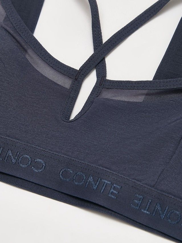 Women's bustier CONTE ELEGANT CRISS CROSS LBE 3014, s.170-84, graphite - 5
