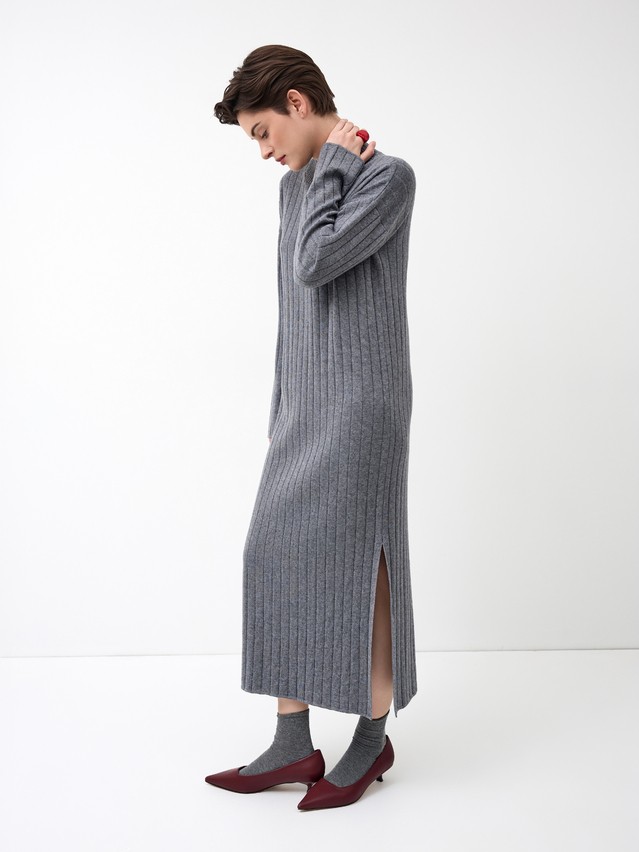 Women's dress CONTE ELEGANT LDK2506, s.170-84-90, gray - 2