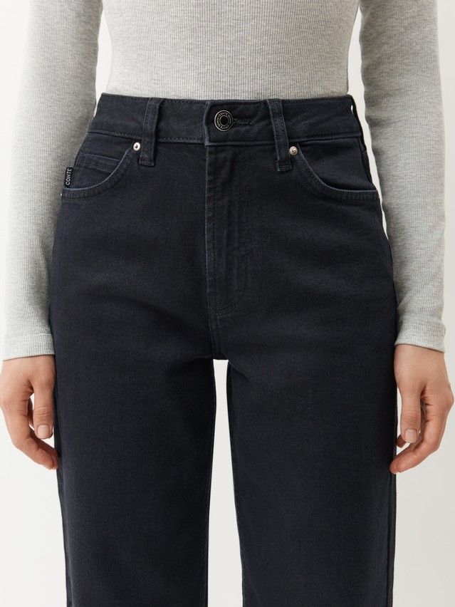 Women's jeans CONTE CON-948, s.164-90, washed black - 7