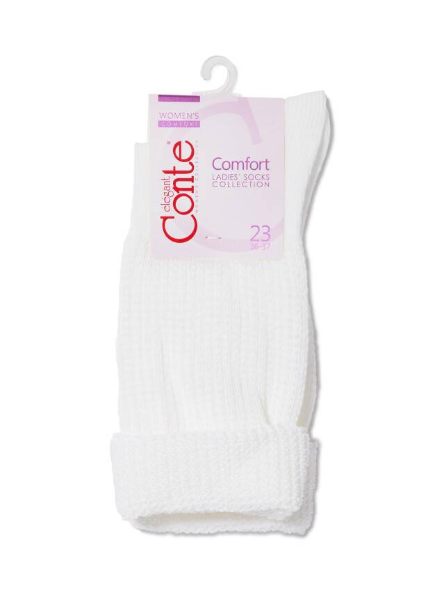 Women's socks CONTE ELEGANT COMFORT, s.23, 000 white - 6