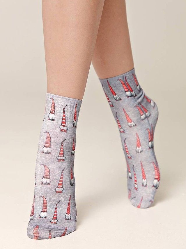 Women's socks CONTE ELEGANT FANTASY, s.23-25, 504 grey - 2
