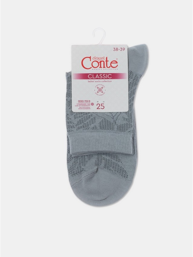 Women's socks CONTE ELEGANT CLASSIC, s.23, 530 light grey - 4
