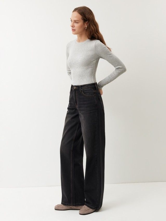 Women's jeans CONTE CON-960, s.164-90, washed black - 3