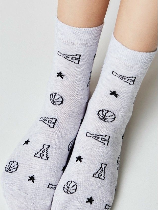 Children's socks CONTE-KIDS TIP-TOP, s.20, 981 light grey - 2