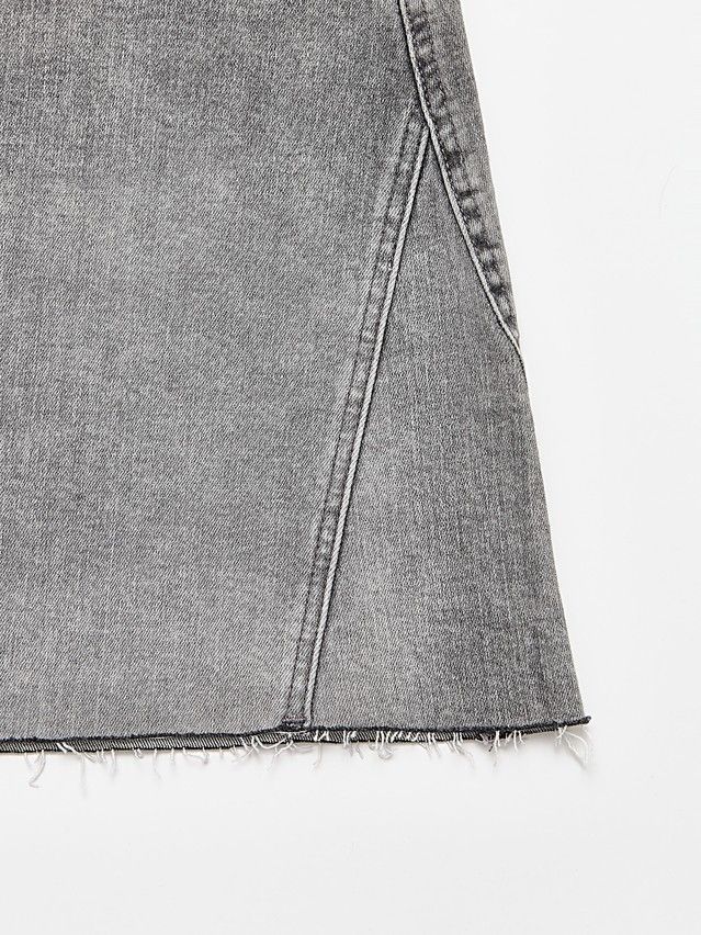 Denim skirt CONTE ELEGANT CON-761, s.170-90, grey - 9
