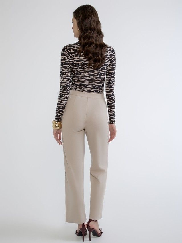 Women's bodysuit CONTE ELEGANT LBD 2900, s.170-84-90, latte-black zebra - 2