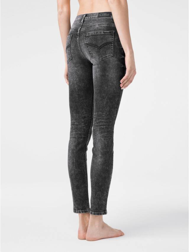 Denim trousers CONTE ELEGANT CON-173, s.170-102, washed black - 3