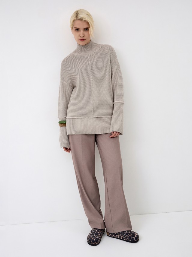 Women's pullover CONTE ELEGANT LDK24135, s.170-84, grey-beige - 3