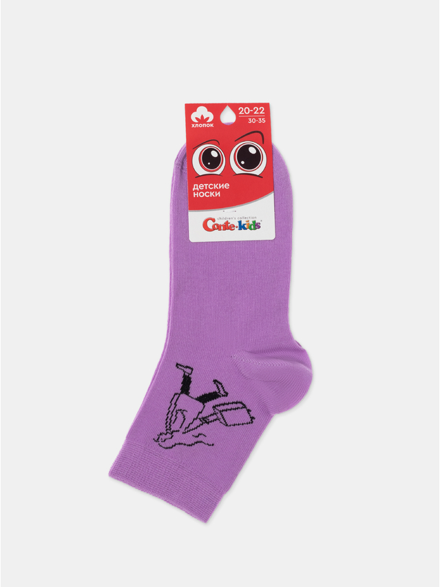 Children's socks CONTE-KIDS, s.20-22, 999 lilac - 1