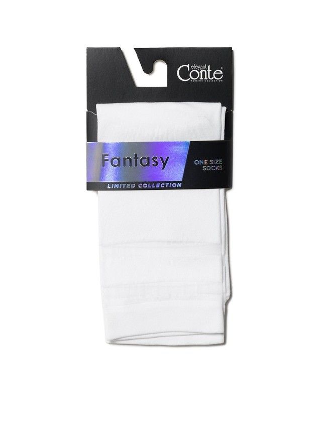 Women's socks FANTASY 19C-78SP, s. 36-39, 160 bianco - 3