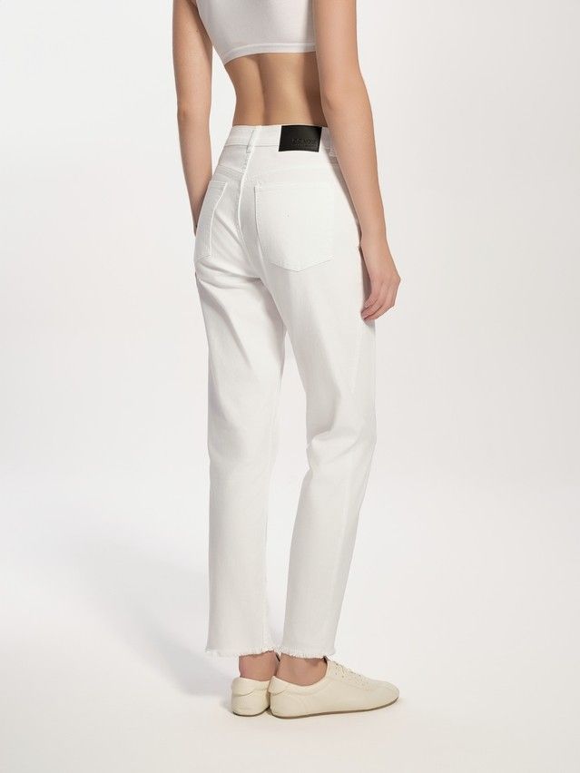 Denim trousers CONTE ELEGANT CON-723, s.170-102, white - 5