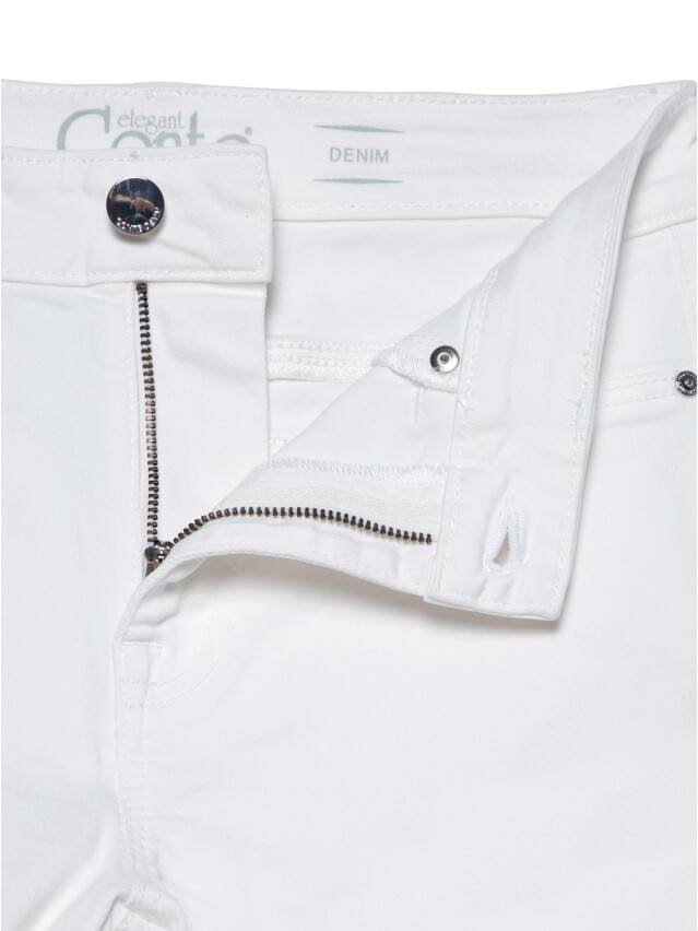 Skinny push up jeans with high rise CON-241, s.170-102, white - 6