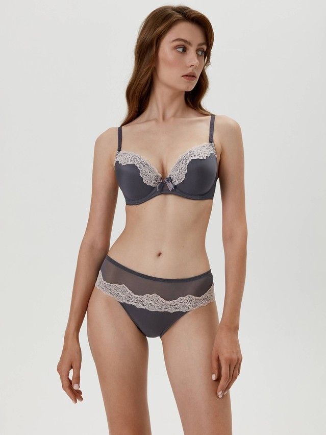 Bra CONTE ELEGANT FLEUR TB1051, s.80D, graphite - 3