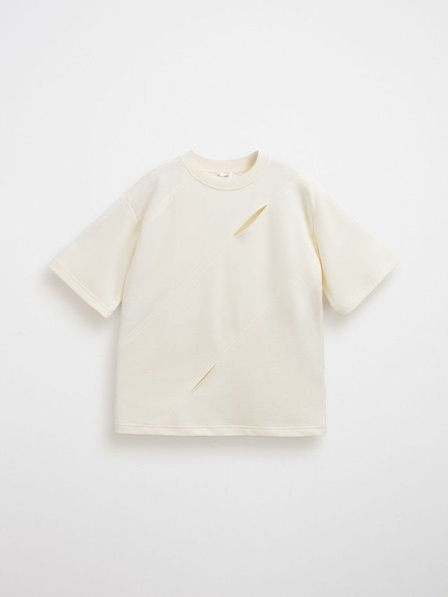 Women's polo neck shirt CONTE ELEGANT LD 3071, s.170-88, ecru - 7